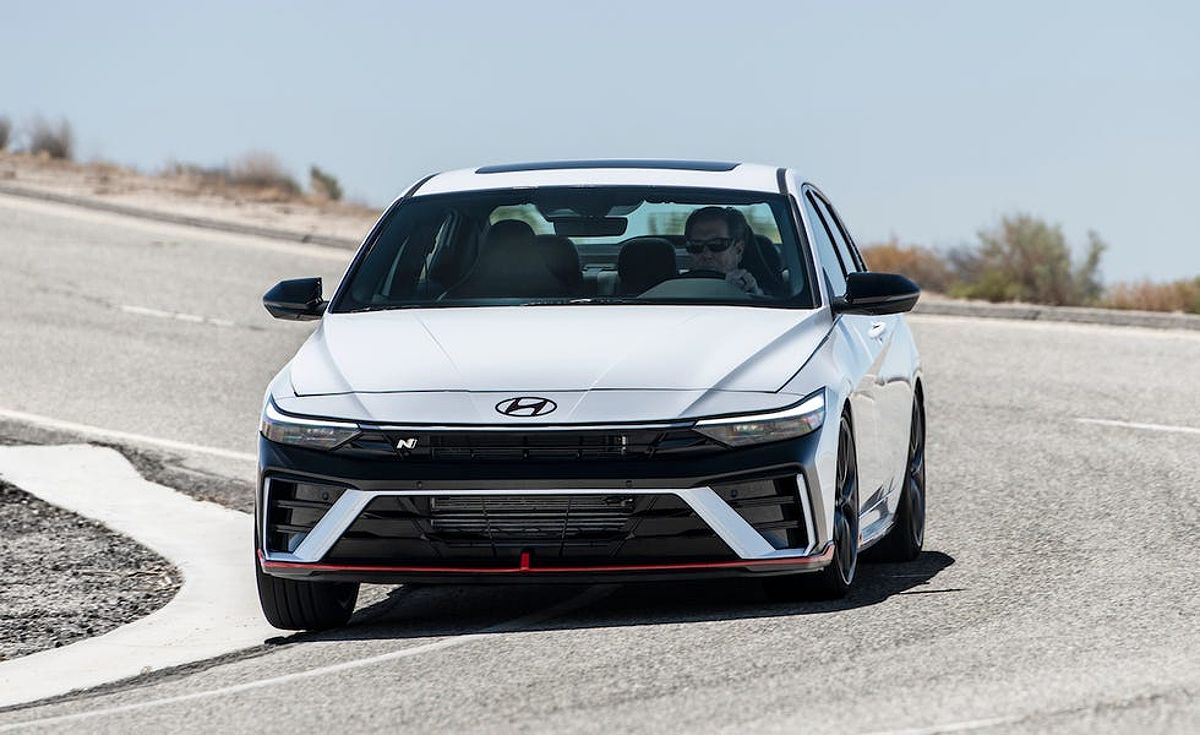 2024 Hyundai Elantra N driving