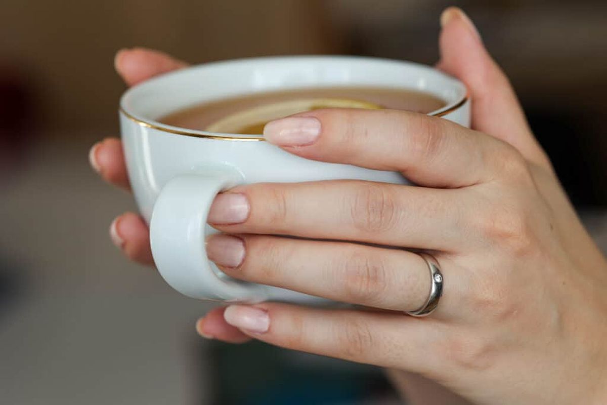 Simple White Gold Wedding Band